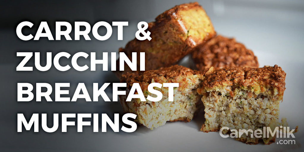 Camel Milk Recipes: Paleo Zucchini Carrot Muffins