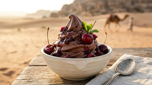 Camel Milk Recipes: 5-Minute Chocolate Cherry Mousse