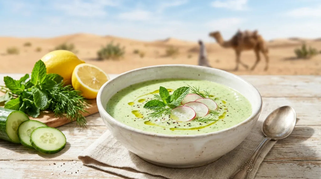 Camel Milk Recipes: Chilled Cucumber And Mint Soup