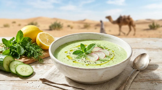Camel Milk Recipes: Chilled Cucumber And Mint Soup