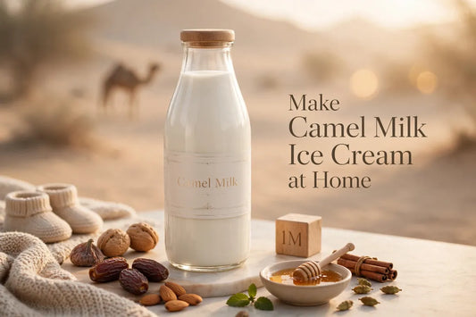 How to Make Camel Milk Ice Cream at Home (Easy Camel Milk Ice Cream Recipe)