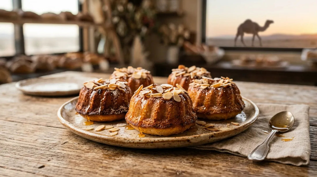Camel Milk Recipes: Mini Vanilla & Almond Cake