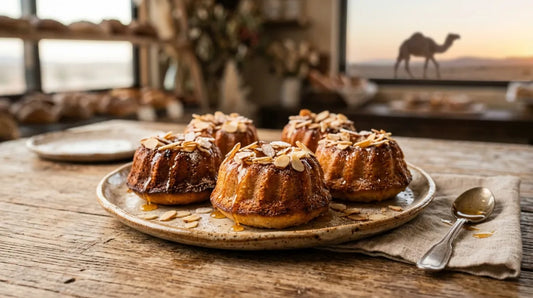 Camel Milk Recipes: Mini Vanilla & Almond Cake