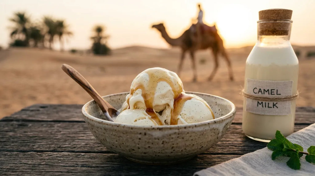 Camel Milk Recipes: Vanilla Camel Milk Ice Cream