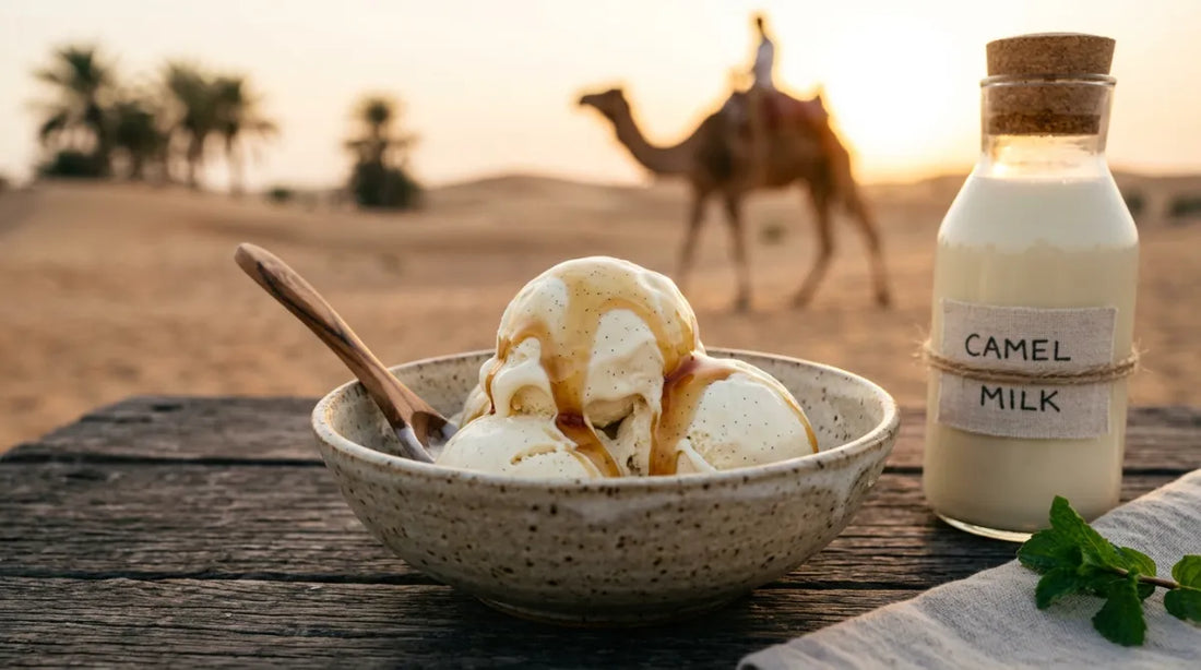 Camel Milk Recipes: Vanilla Camel Milk Ice Cream