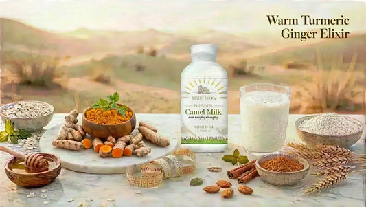 Camel Milk Recipes: Warm Turmeric Ginger Elixir For Better Digestion