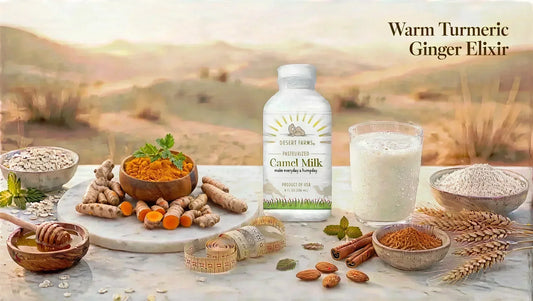 Camel Milk Recipes: Warm Turmeric Ginger Elixir For Better Digestion