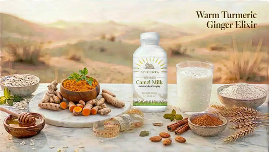 Camel Milk Recipes: Warm Turmeric Ginger Elixir For Better Digestion
